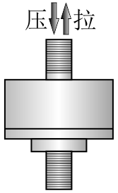 拉壓力傳感器CAZF-LY51受力方式圖 拉壓力傳感器CAZF-LY51受力方式圖