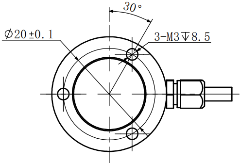 微型壓力傳感器CAZF-Y25尺寸圖1 微型壓力傳感器CAZF-Y25尺寸圖1