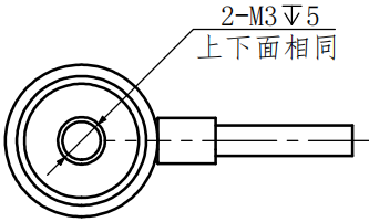 微型拉壓力傳感器CAZF-LY10尺寸圖2 微型拉壓力傳感器CAZF-LY10尺寸圖2