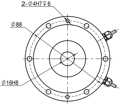 壓扭復(fù)合傳感器CAZF-YN98外形尺寸圖 壓扭復(fù)合傳感器CAZF-YN98外形尺寸圖1